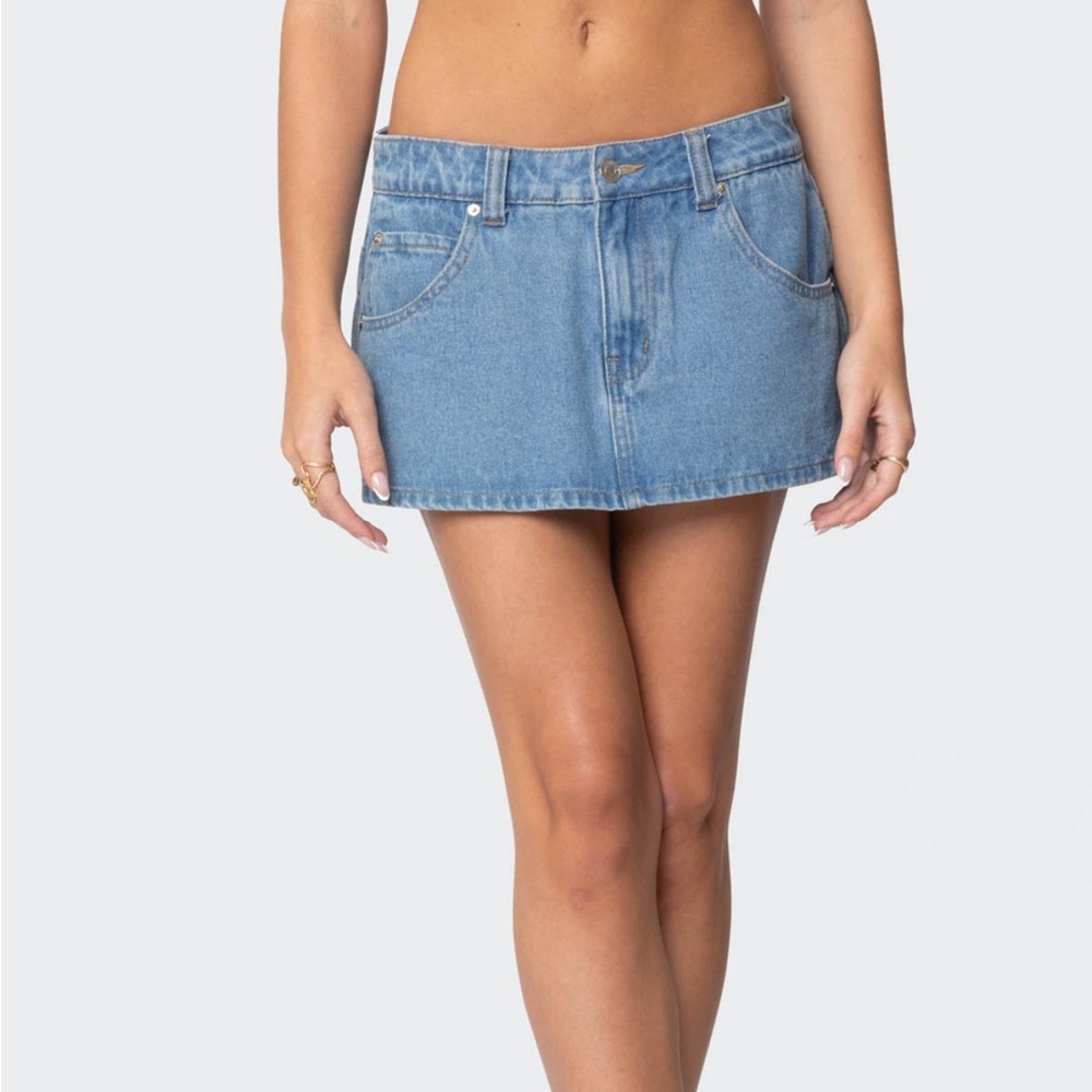 Denim Mini Skirt